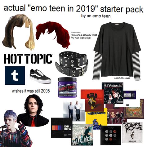 Actual Emo Teen In 2019 Starter Pack By An Actual Emo Teen Starterpacks