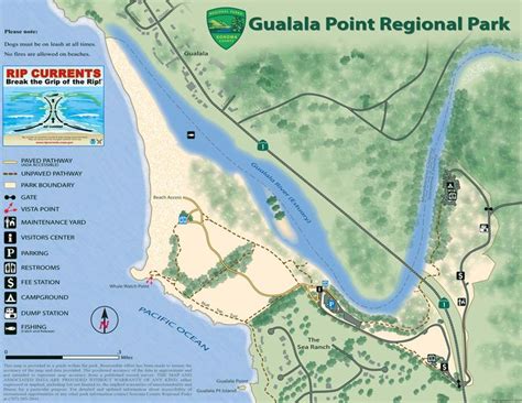 Gualala Point Regional Park Map Gualala Camping In Texas Bodega Bay