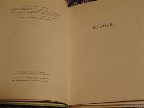 1964 Daddles The Story Of A Plain Hound Dog By Ruth Sawyer Etsy
