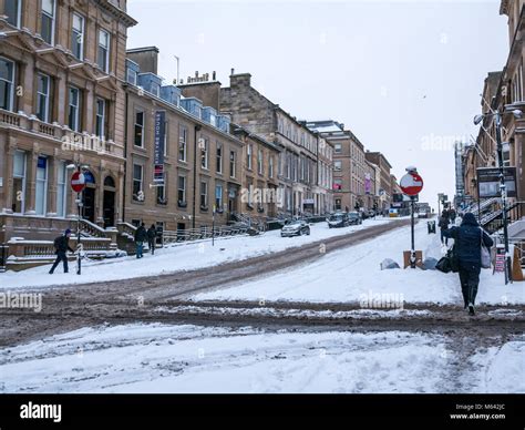 Walking In Snowy Road Hi Res Stock Photography And Images Alamy