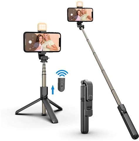 L03s Selfie Stick Tripod With Fill Light Phone Tripod Stand With