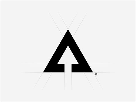 A Arrow Arrow Design Logo Logo Design Inspiration Vintage Flat