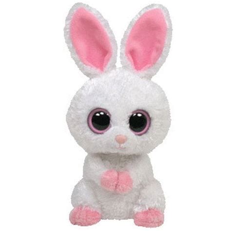 Ty Beanie Boos Carrots The White Bunny Solid Eye Color Regular