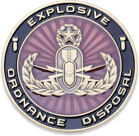 Explosive Ordnance Disposal Badge Coin Etsy