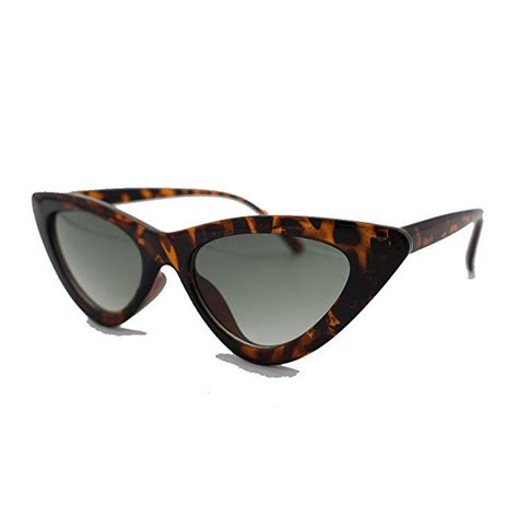 livhò retro vintage narrow cat eye sunglasses for women clout goggles plastic frame cat eye
