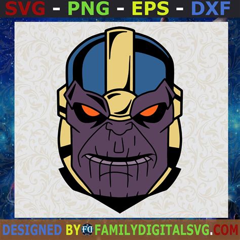 Thanos Digital File Svg Thanos Svg Thanos End Game Svg The Avengers