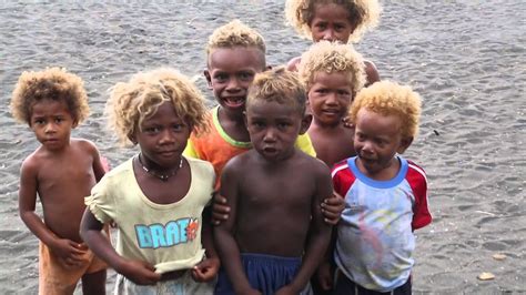 Iles Salomon Honiara Enfants Qui Jouent Solomon Islands Kids Play