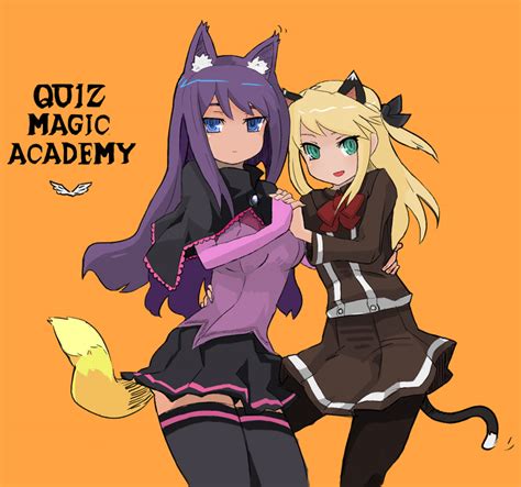 Shalon And Malariya Quiz Magic Academy Drawn By Sharekoube Danbooru