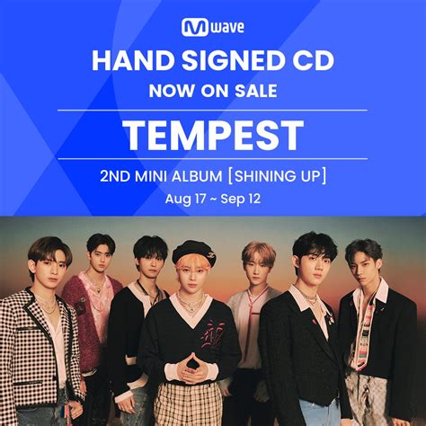 Mwave On Twitter Mwave Shop You Can Buy Tempest S Hand Signed Cds