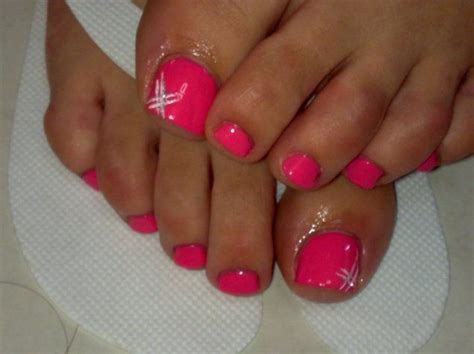 Pin By Jamie Barnaba On Nail Styles Pink Toe Nails Pedicure Designs