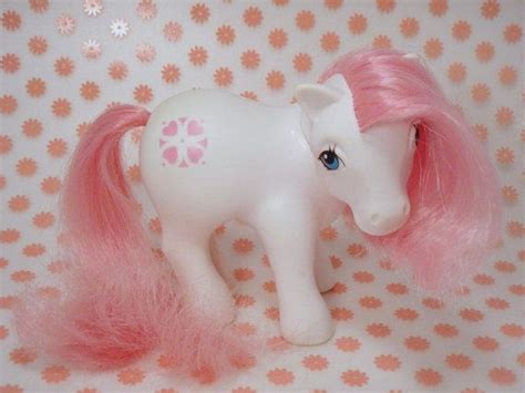 My Little Pony Earth Ponies Sundance G1 Pastel Pink And White Etsy