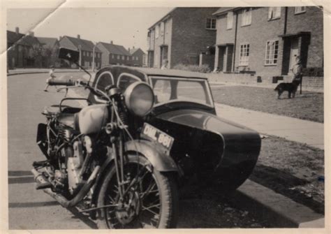 1950's bsa motorcycle and sidecar. MOTORCYCLE 74: Home built double person sidecar 1950's