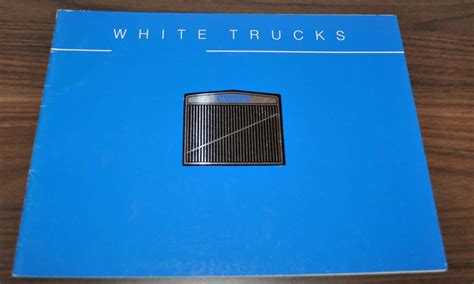White Trucks Brochure Prospekt Auto Brochure