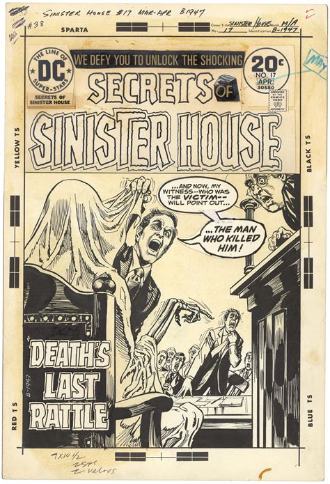 Original Comic Art by Secrets Sinister House 17 Cover | Nostalgic