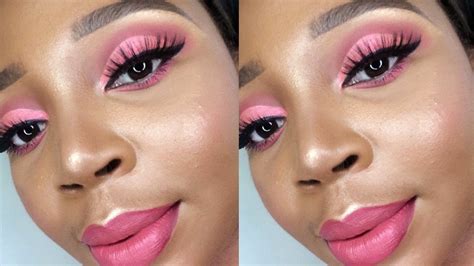 Easy Pink Cut Crease Makeup Tutorial Youtube