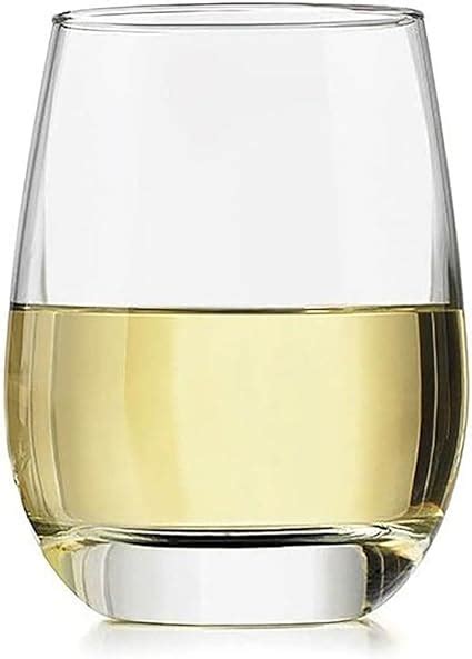 Libbey 231 Stemless Wine Glasses 15 25 Ounce Set Of 12 Wine Glasses
