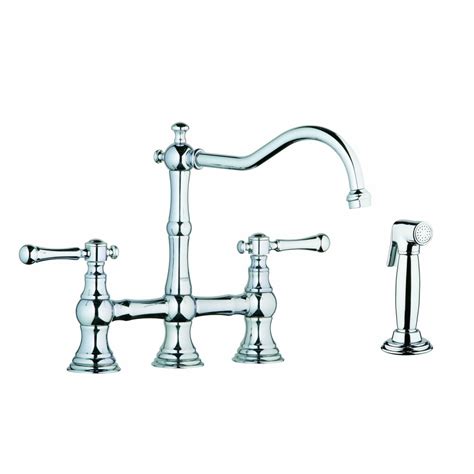 Do you have the use and installation instructions? Grohe Bridgeford Single Hole Kitchen Faucet Less Handles ...