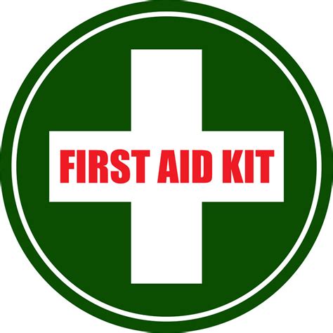 Free Printable First Aid Kit Signs Clipart Best
