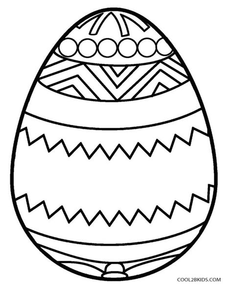 Printable Easter Egg Coloring Pages For Kids | Egg coloring page