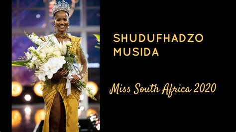 Shudufhadzo Musida Crowned Miss South Africa 2020 Youtube