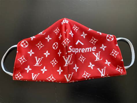 Red Lv X Supreme Face Mask