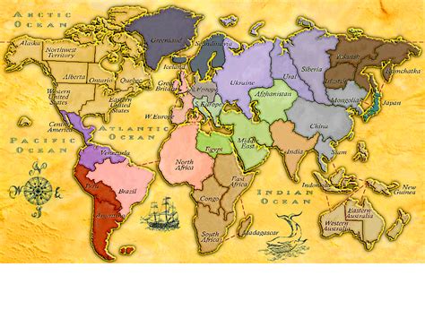 Risk® Maps Alternate History Discussion