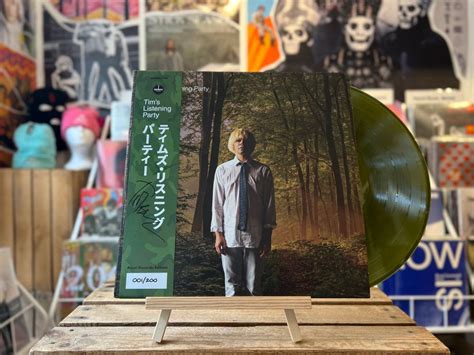 Tims Listening Party Vinyl Lp Translucent Green Signed Assai Obi Edit