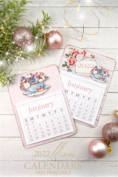 Free Printable 2022 Bullet Journal Mini Calendars Lovely Planner 2022
