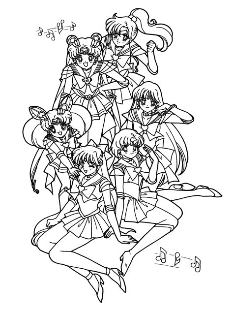 Coloriage Sailor Moon 50235 Dessins Animés Dessin à colorier