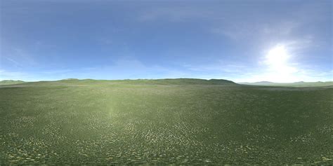 Early Afternoon Grass Field 2 Hdri Sky Hdr Image By Cgaxis