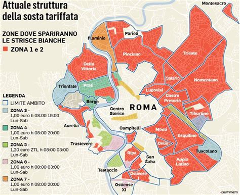 Roma Le Strisce Bianche Diventano Blu Migliaia Di Parcheggi Gratuiti