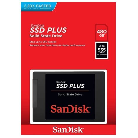 Sandisk Ssd Plus 480gb Sata 6gbps Sdssda 480g G26 Dfestore
