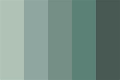 Teal Grey Color Palette