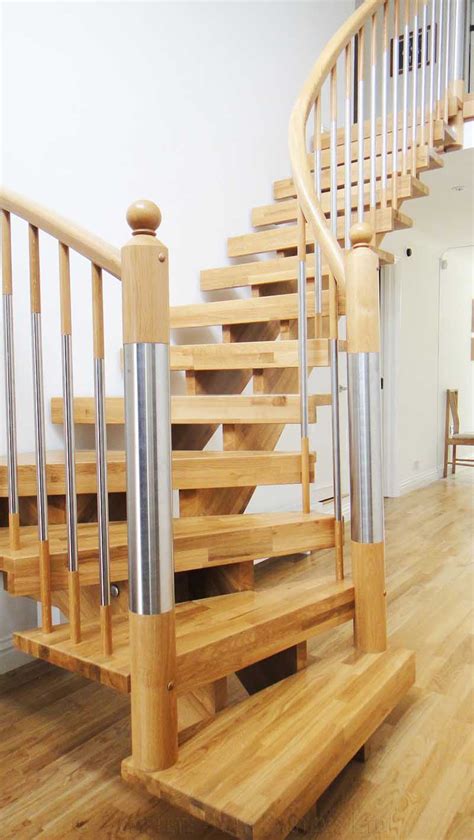 Timber Staircase Birmingham Stair Project With Floating Oak Treads