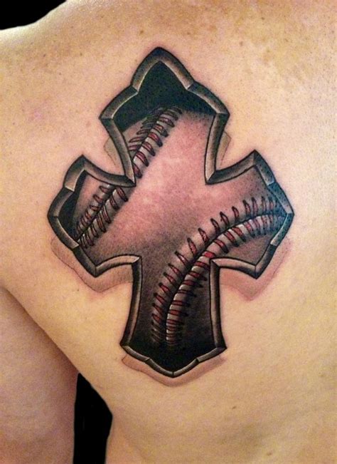 Baseball Cross By Timothy Stafford Tattoonow