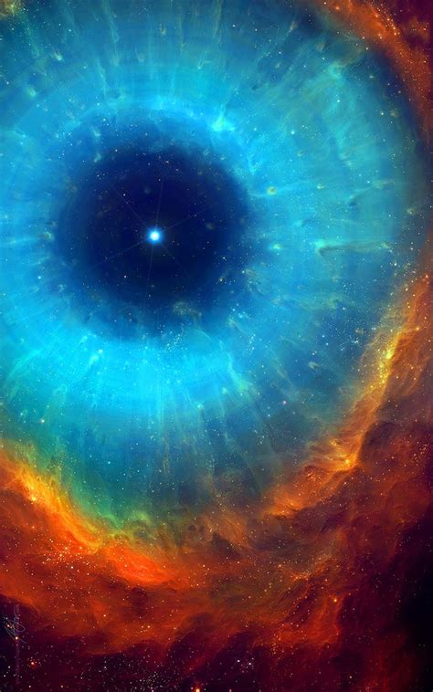 A nebula is one of the most beautiful formations that can be observed in space and are interstellar dust clouds composed mostly of helium, hydrogen and other a nebula is basically a cloud made up of gas and dust located in space. Close-Up Of The Helix Nebula, One Of The Closest Planetary ...