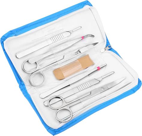 7pcs Stainless Steel Dissecting Dissection Kit Set Anatomy Biological
