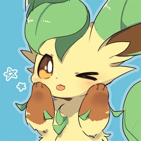 Leafeon Cute On Twitters Pokemon Eevee Cute Pokemon Eevee Cute