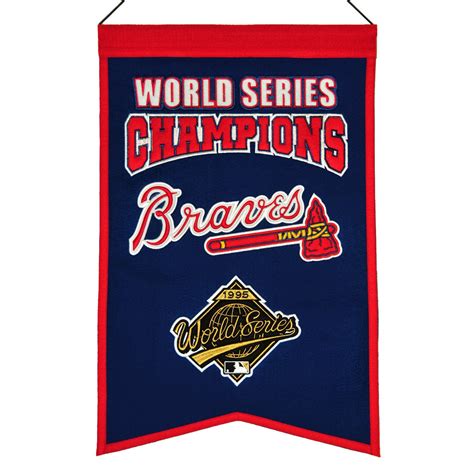 Atlanta Braves World Series Champions Banner | Atlanta braves world