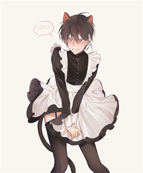 Pin By Chiyo21 On Dakaichi Art Anime Cat Boy Maid Outfit Anime