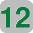 Number 12 Grey Flat Icon Clip Art At Clkercom  Vector Online