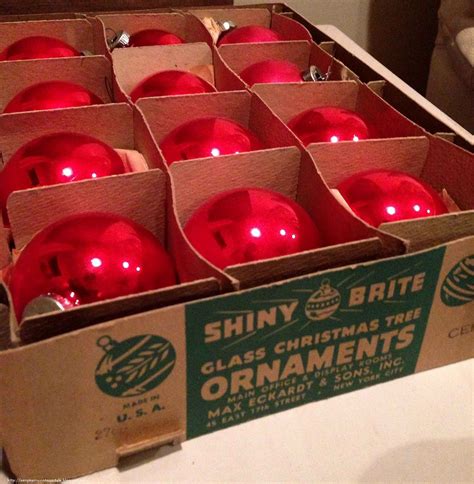 Very Merry Vintage Syle Vintage Shiny Brite Christmas Ornaments