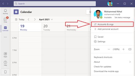 How To Switch Account In Microsoft Teams The Alfaaz