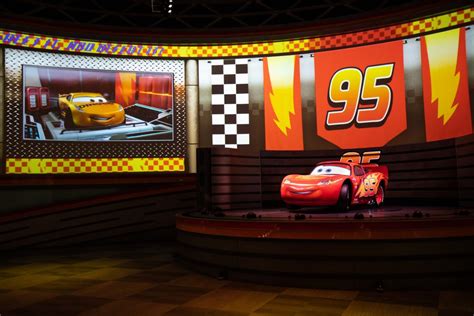 Inside Look And Details Of Lightning Mcqueens Racing Academy At Disney