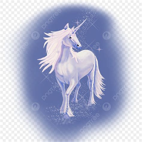 Legend And Myth Unicorn Hand Painted Elements Legend Color Fantasy