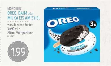 Mondel Z Oreo Daim Oder Milka Eis Am Stiel Angebot Bei Edeka Struve