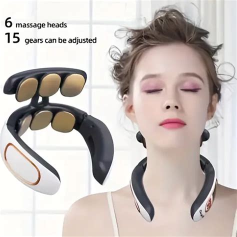 Relax And Recharge With Intelligent Electric Neck Massager Temu