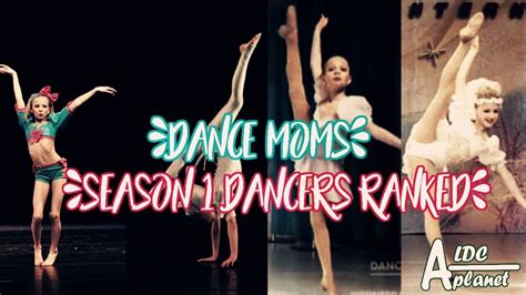 Dance Moms Season 1 Dancers Ranked Youtube