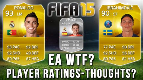 Fifa 15 Player Ratings Thoughts Official Fifa 15 Player Ratings