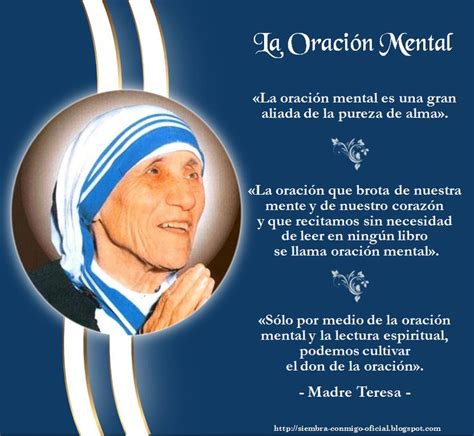 Madre Teresa De Calcuta Madre Teresa Oraciones Lectura